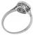 egl certified 1.19ct diamond emerald engagement ring photo 3