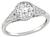 EGL Certified 1.38ct Diamond Engagement Ring Photo 1