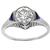  Antique Diamond Sapphire   Engagement Ring | Israel Rose