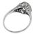 Diamond Sapphire   Gold Engagement Ring 