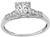 Estate 0.90ct Diamond Engagement Ring Photo 3