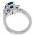 Estate 2.44ct Sapphire 0.25ct Diamond Engagement Ring Photo 4