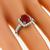 Burmese Ruby Diamond Gold Ring