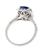 18k white gold sapphire and diamond engagement ring 4