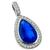 Antique Style 9.84ct Sapphire 1.20ct Diamond Pendant  3