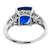  C. Dunaigre 5.17ct Ceylon Sapphire Diamond Platinum Ring| Israel Rose