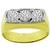 Estate 1.30ct Round Brilliant Diamond 14k Yellow & White Gold Ring