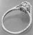0.64ct diamond vintage engagement ring photo 3