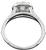 GIA Certified 1.06ct Diamond Halo Engagement Ring Photo 3