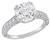 gia certified 2.05ct diamond engagement ring photo 1