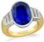 GIA Certified 7.71ct Not Heated Sapphire Engagement Ring