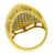 Diamond Cluster 14k Yellow Gold Ring