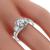  diamond 18k white gold engagement ring 2