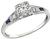 Vintage 0.65ct Diamond Engagement Ring Photo 1