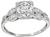 Vintage 0.93ct Diamond Engagement Ring Photo 3