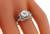 vintage 1.44ct diamond engagement ring photo 2