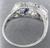 Vintage 1.65ct Diamond Sapphire Ring Photo 4