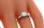 vintage 1.11ct diamond engagement ring photo 2