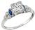 Vintage GIA 1.04ct Diamond Engagement Ring Photo 1