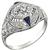 Vintage GIA Certified 0.79ct Diamond Engagement Ring Photo 1