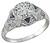 Vintage GIA Certified 1.57ct Diamond Engagement Ring Photo 1