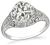 Vintage GIA Certified 2.53ct Diamond Engagement Ring