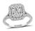 Estate 0.68ct Center Diamond 0.53ct Diamond Engagement Ring