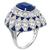 Diamond Sapphire Cocktail Ring