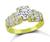 Estate GIA Certified 1.10ct Diamond Gold Engagement Ring