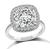 GIA Certified 3.28ct Diamond Engagement Ring and Wedding Band Set