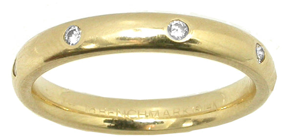 0.25ct Diamond Etoile Style Wedding Band