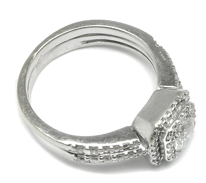 0.40ct Diamond 14k White Gold Engagement Ring