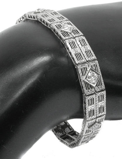 0.40ct Diamond  Gold Bracelet