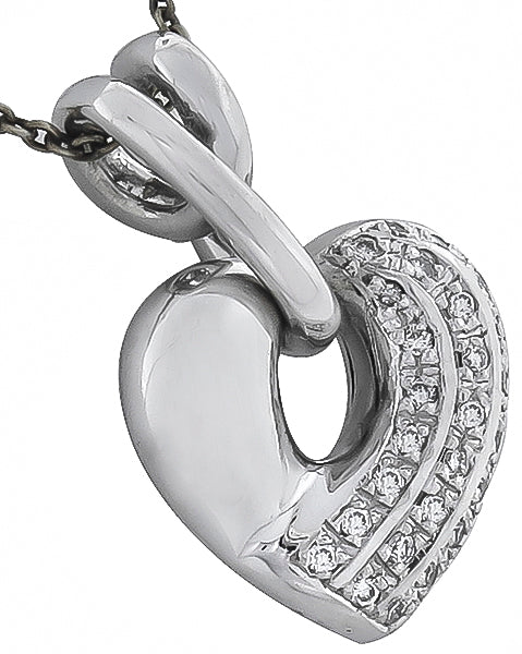 0.40ct Diamond Heart Pendant