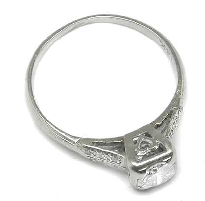 0.45ct Round Diamond 14k Gold Engagement Ring