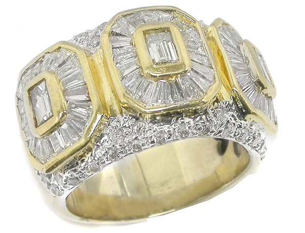 0.50ct Baguette Diamond 14k Yellow Gold Ring