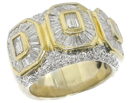 0.50ct Baguette Diamond 14k Yellow Gold Ring