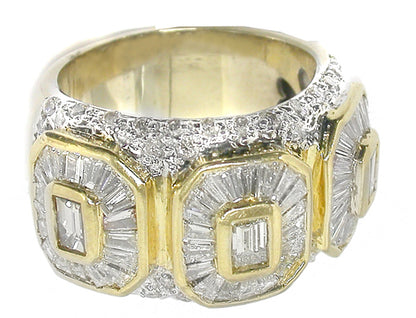0.50ct Baguette Diamond 14k Yellow Gold Ring