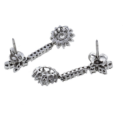 0.50ct Center Diamond Gold Earrings