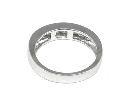 0.50ct Diamond 18k White Gold Wedding Band