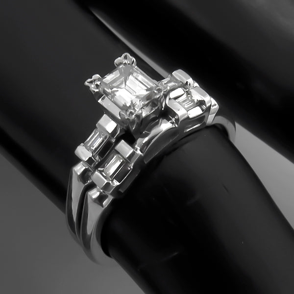 0.50ct  Diamond  Gold Engagement Ring & Wedding Band Set