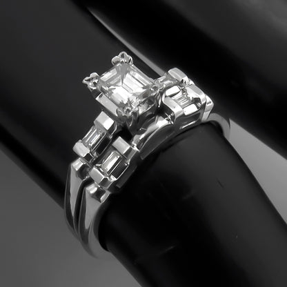 0.50ct  Diamond  Gold Engagement Ring & Wedding Band Set