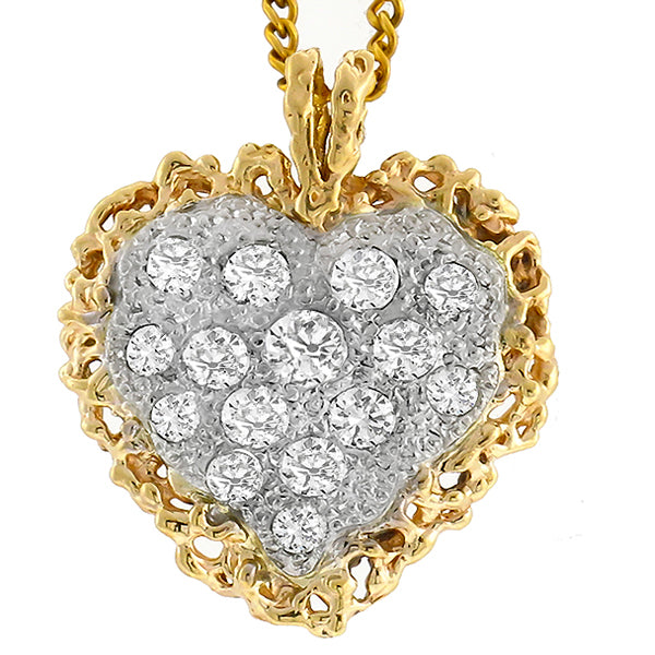 0.50ct Diamond Heart Pendant