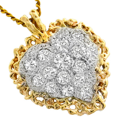 0.50ct Diamond Heart Pendant