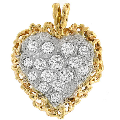 0.50ct Diamond Heart Pendant