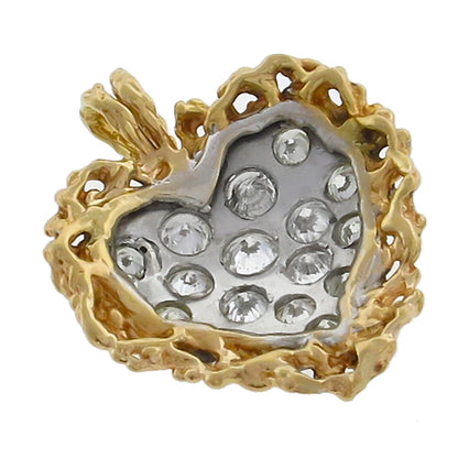 0.50ct Diamond Heart Pendant