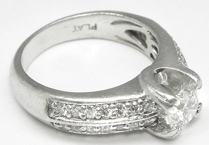 0.50ct Magma Cut Diamond Platinum Engagement Ring