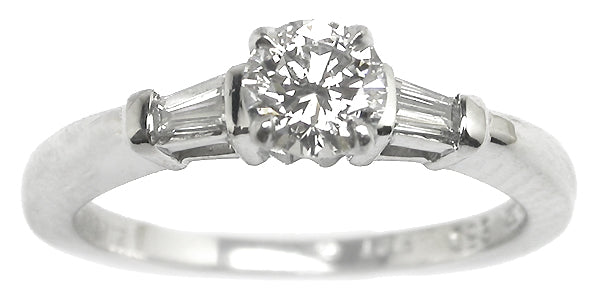 0.51ct Diamond Platinum Engagement Ring