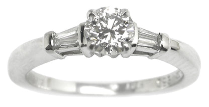 0.51ct Diamond Platinum Engagement Ring