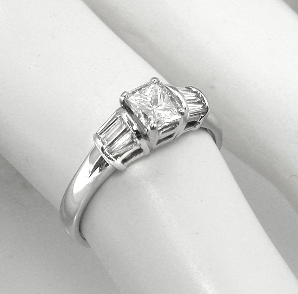 0.52ct Radiant Diamond  Engagement Ring
